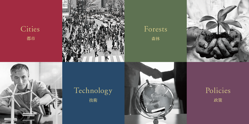 Cities / Technology / Forests / Policies