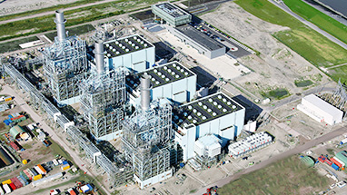 Vattenfall Magnum GTCC Power Plant in The Netherlands