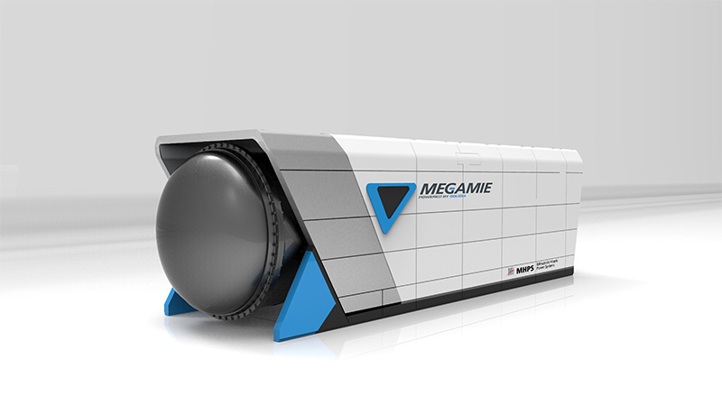 発電と熱を同時に供給できる高効率燃料電池システム”MEGAMIE”