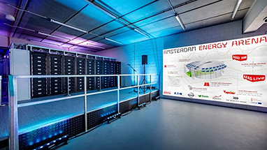 148 EV battery packs powers 55,000-seater Johan Cruijff Arena in Amsterdam, Netherlands.