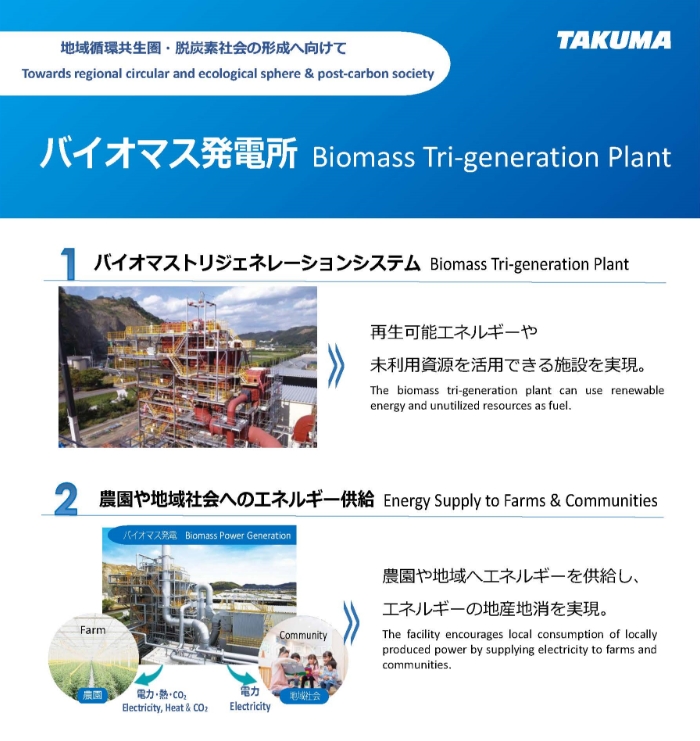 Biomass tri-generation plant